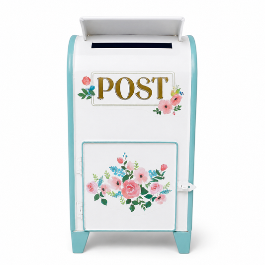 Buzón Decorativo Vintage Flowers - 40 cm