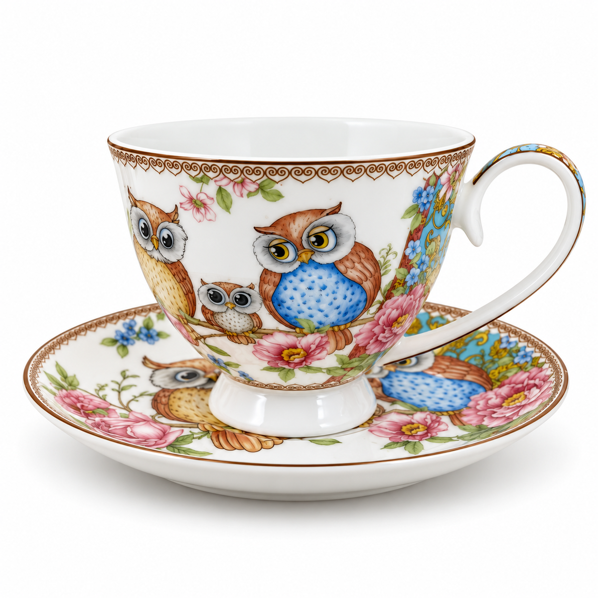 Juego de Té OWL de Cerámica