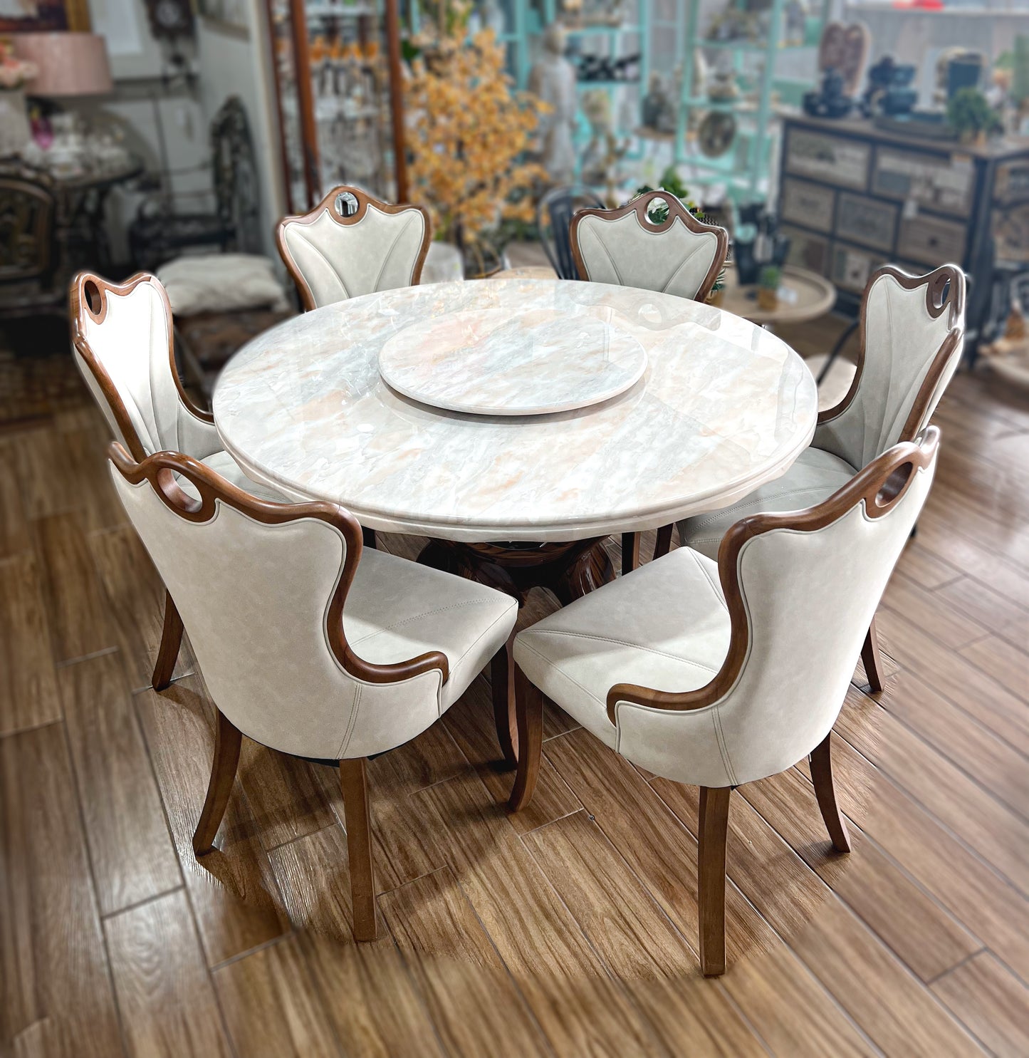 COMEDOR DE MARMOL ELIZA - 120CM