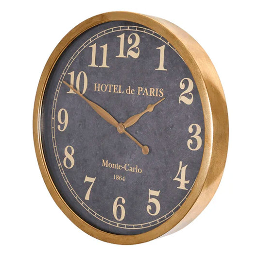 Reloj de Pared Metálico "Hotel de Paris" - Monte Carlo