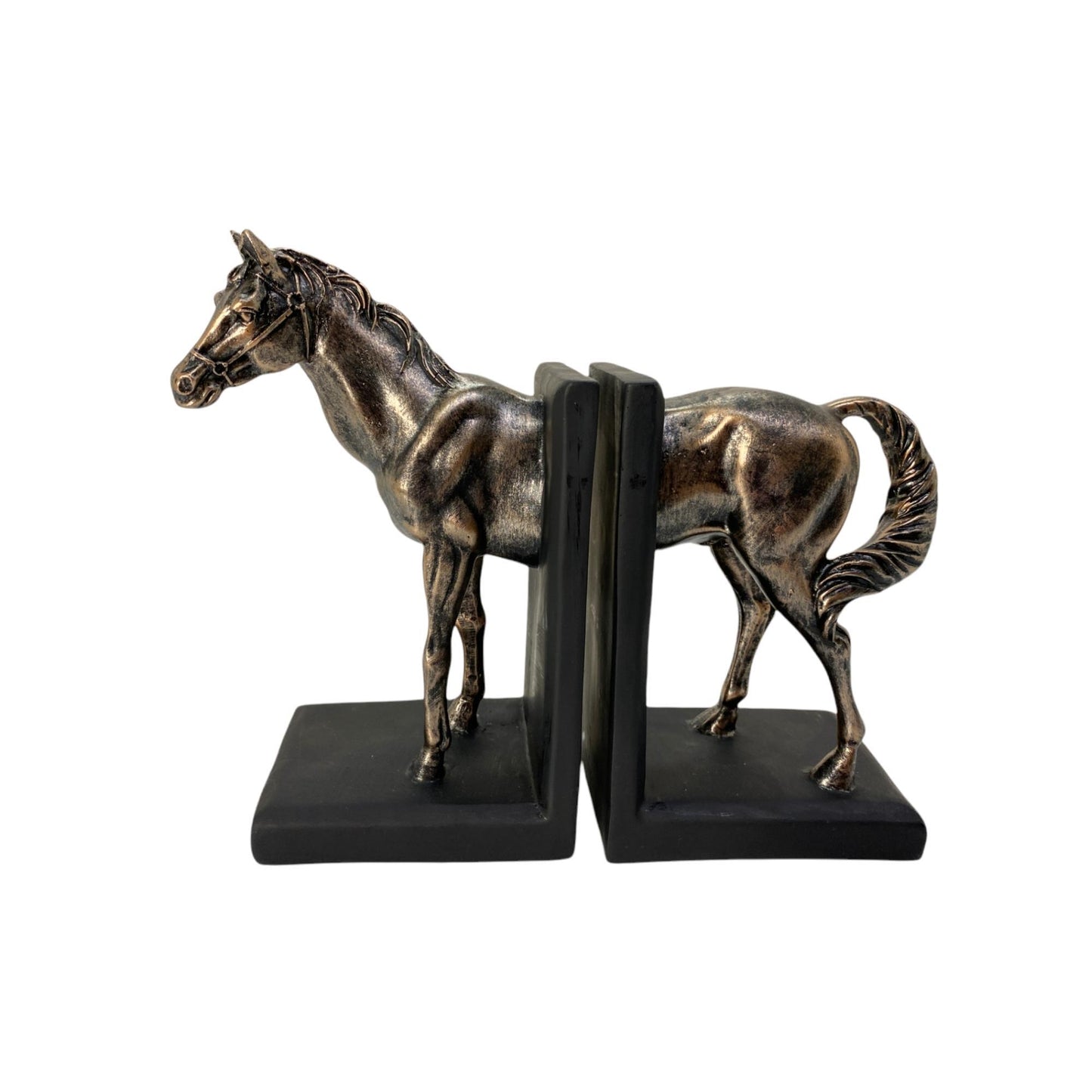 FIGURA CABALLOS SUJETA LIBROS