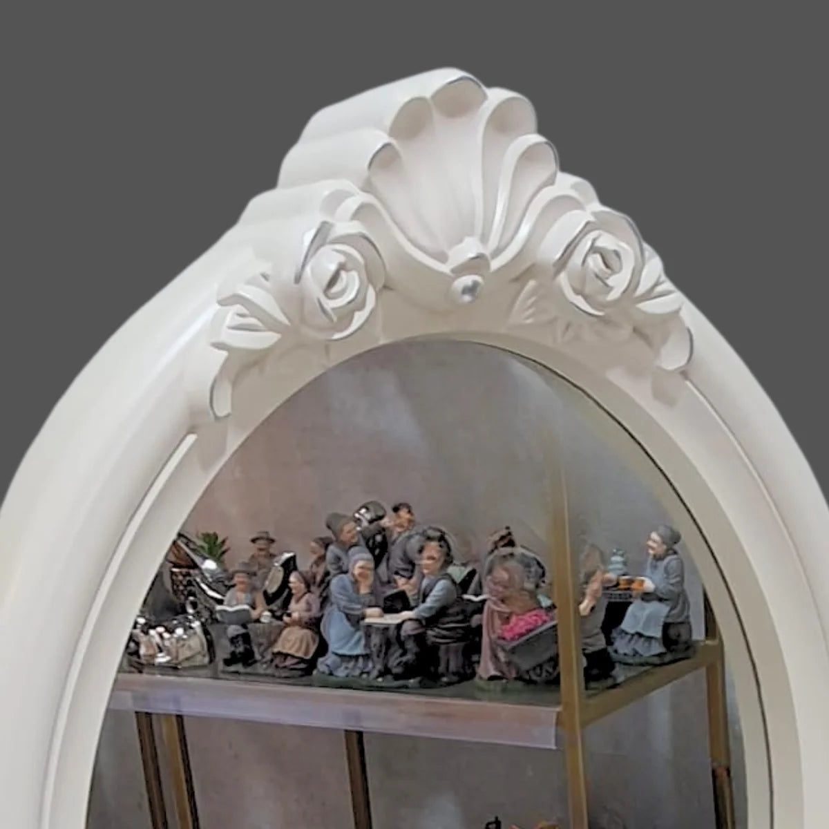 Tocador “LUMIA” con Banqueta, Espejo y Cajonería