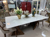 COMEDOR DE JADE BLANCO Y ROBLE LUGANO - 6 SILLAS