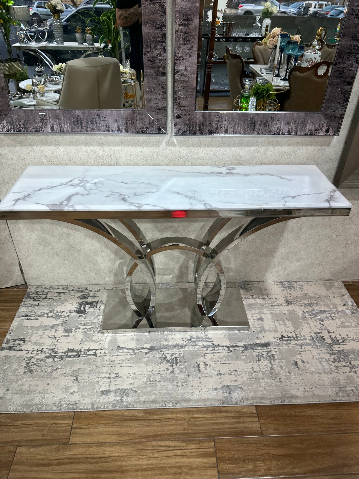 ARRIMO DE MÁRMOL Y METAL