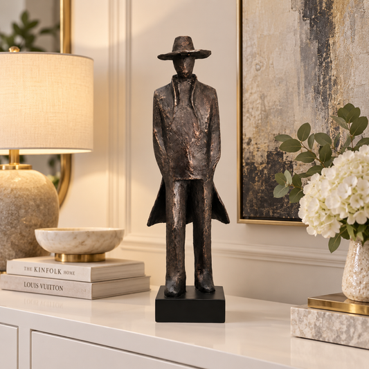 Figura Decorativa Resina Mod - 44 cm