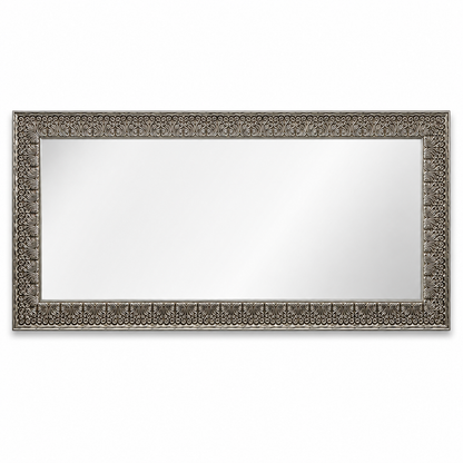 Espejo Rectangular Plateado Envejecido – 165 cm