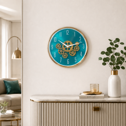 Reloj de Pared Engranaje Brillante – 35 cm