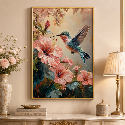 Cuadro Decorativo Colibrí - 80 cm