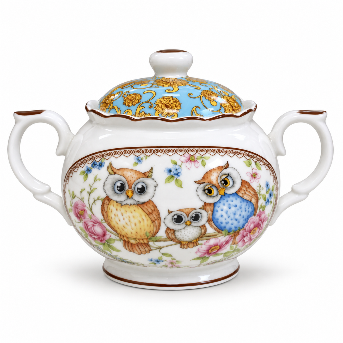Juego de Té OWL de Cerámica