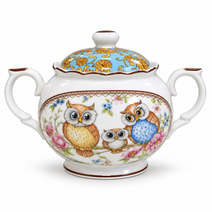 Juego de Té OWL de Cerámica