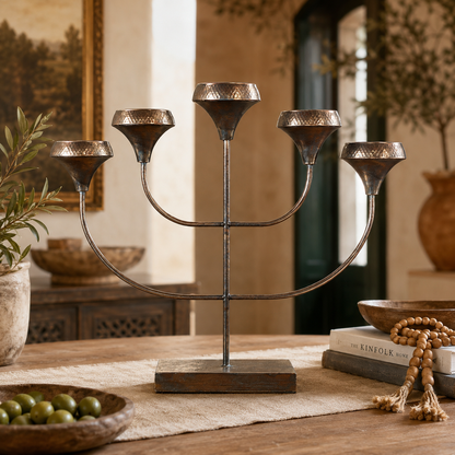Candelabro Jumbo para 5 Velas - 63 cm