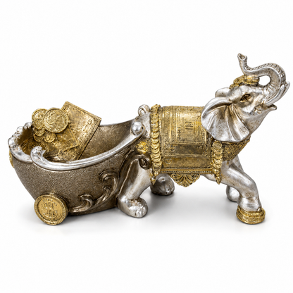 Elefante Portabotellas Decorativo - 30 cm