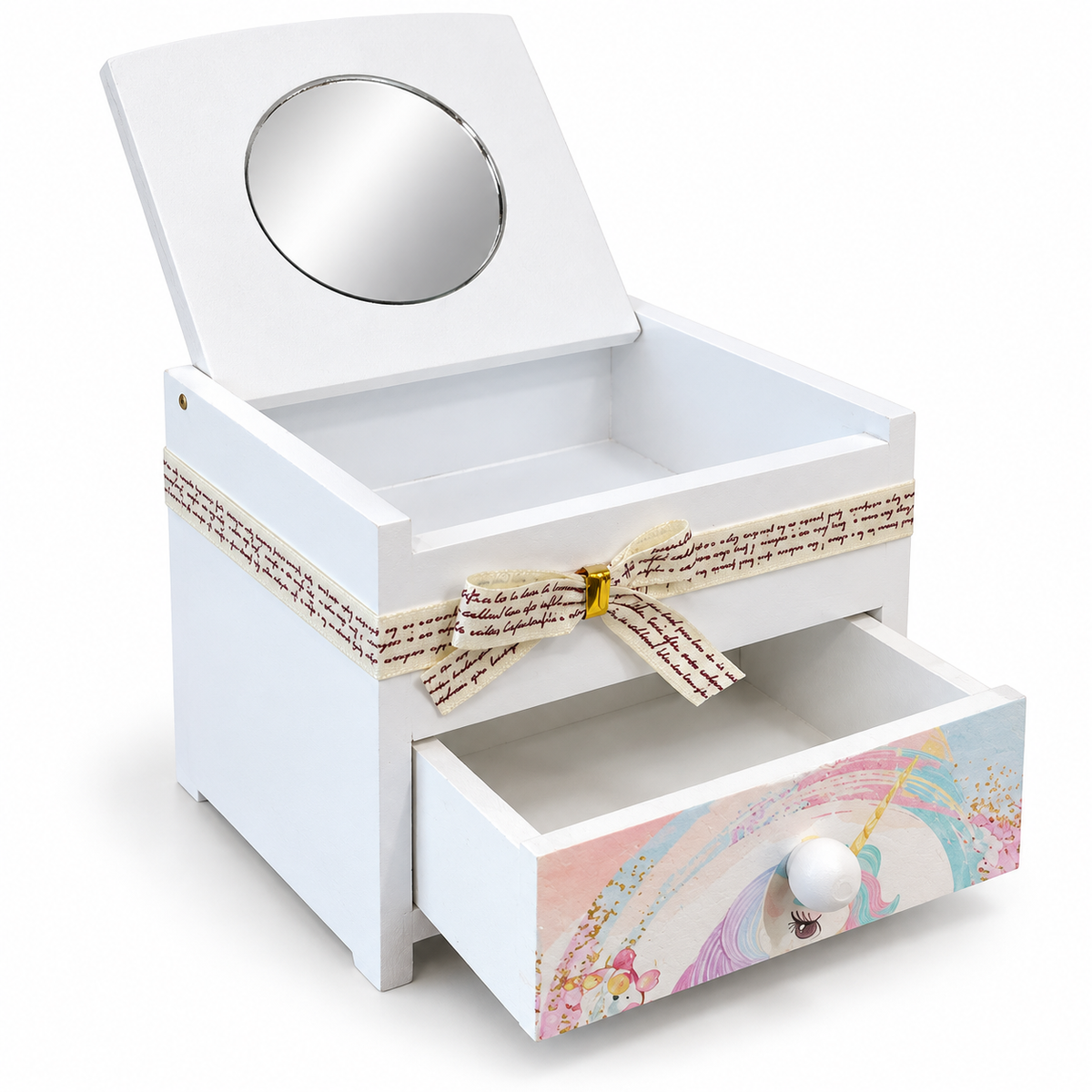 Joyero de Madera Diseño Unicornio