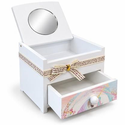 Joyero de Madera Diseño Unicornio