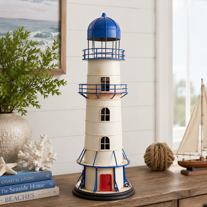 Faro Decorativo de Metal con Alcancía - 61 cm