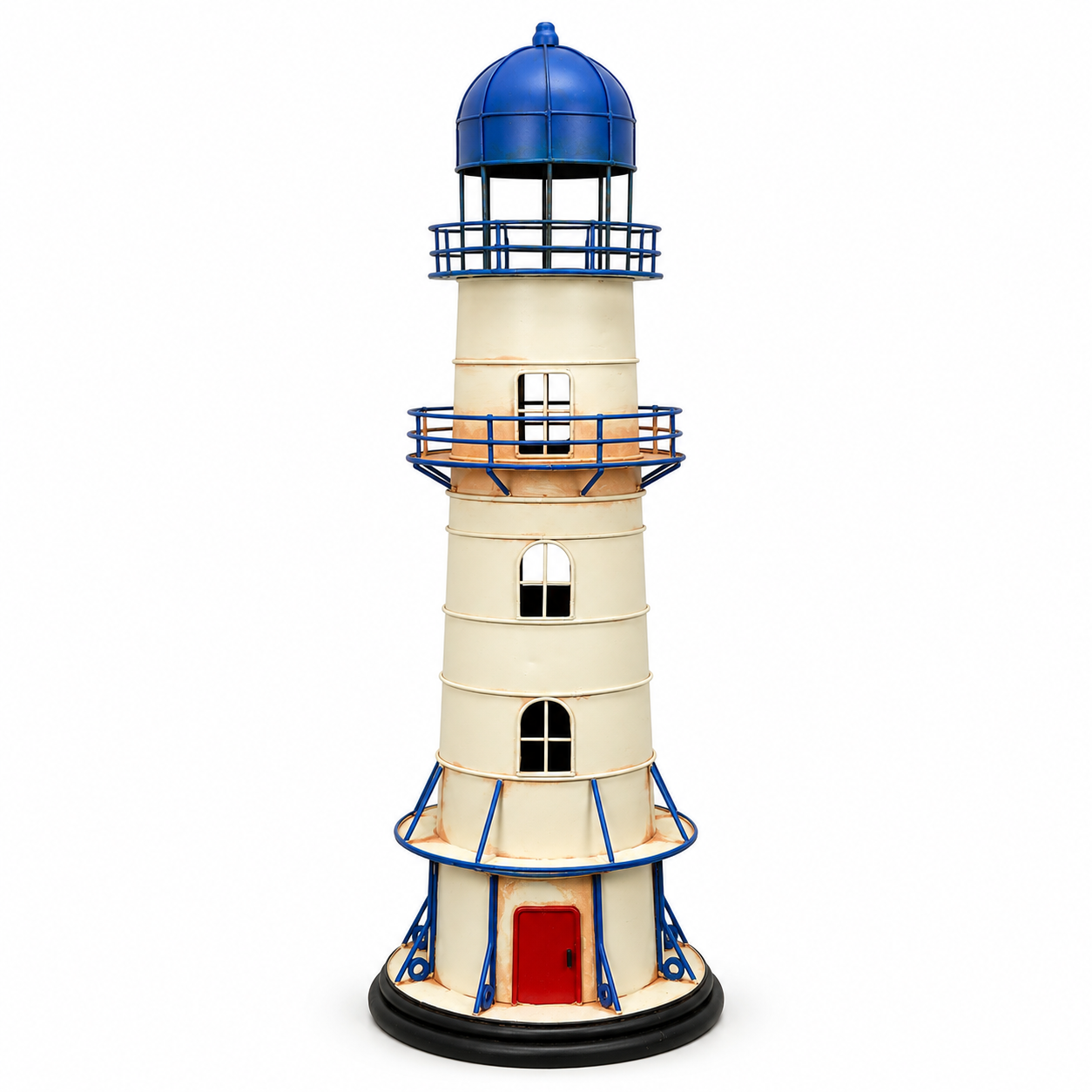 Faro Decorativo de Metal con Alcancía - 61 cm