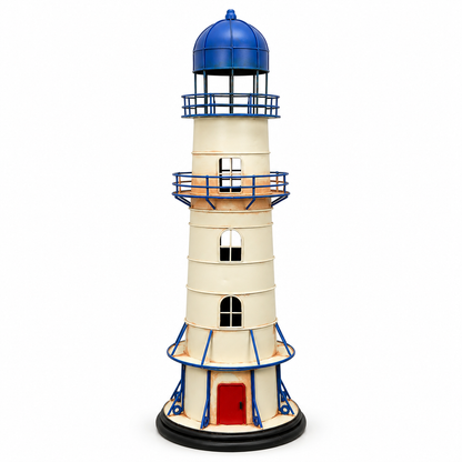 Faro Decorativo de Metal con Alcancía - 61 cm