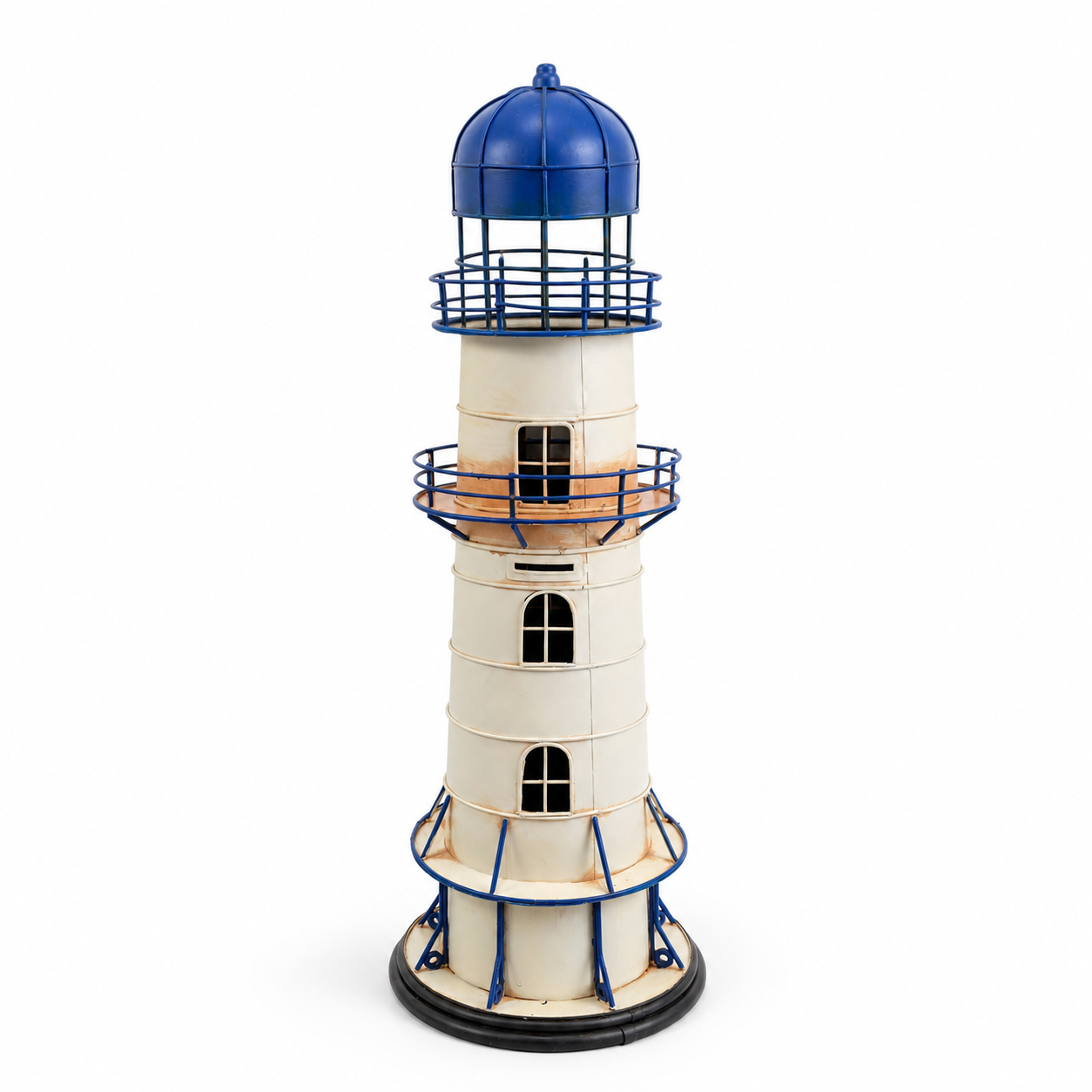 Faro Decorativo de Metal con Alcancía - 61 cm