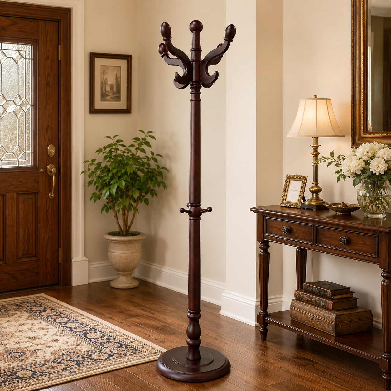 Perchero de Madera - 182 cm