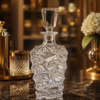 Botella de Whisky de Cristal - 28 cm