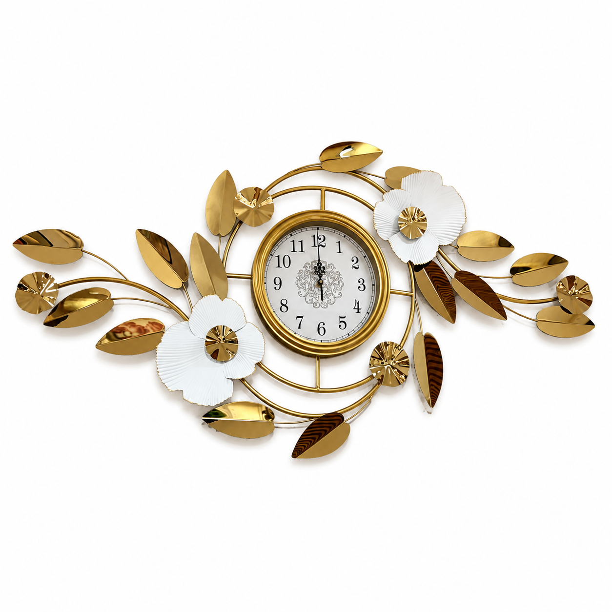 Reloj Metal Floral