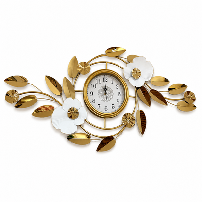 Reloj Metal Floral