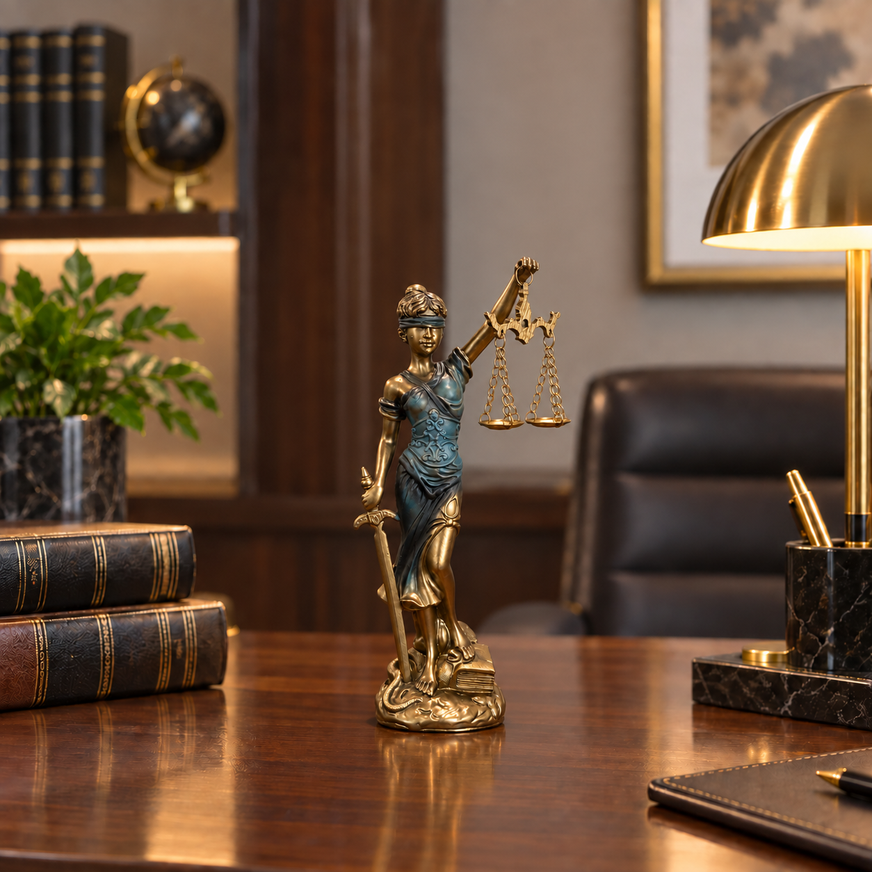 Dama de la Justicia Decorativa - 23,5 cm