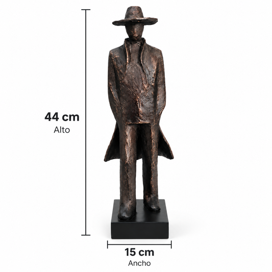 Figura Decorativa Resina Mod - 44 cm