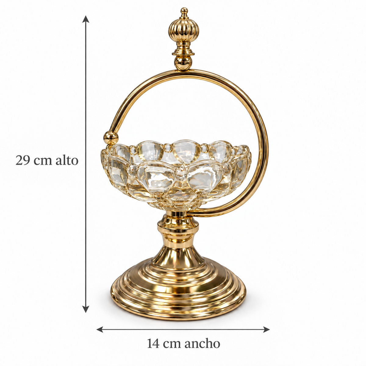 Tazón Deco / Centro de Mesa Europeo - 29 cm