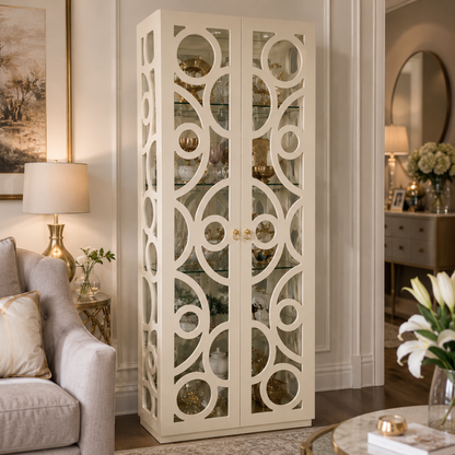 Vitrina Bar Versailles - Color Blanco - 200 cm