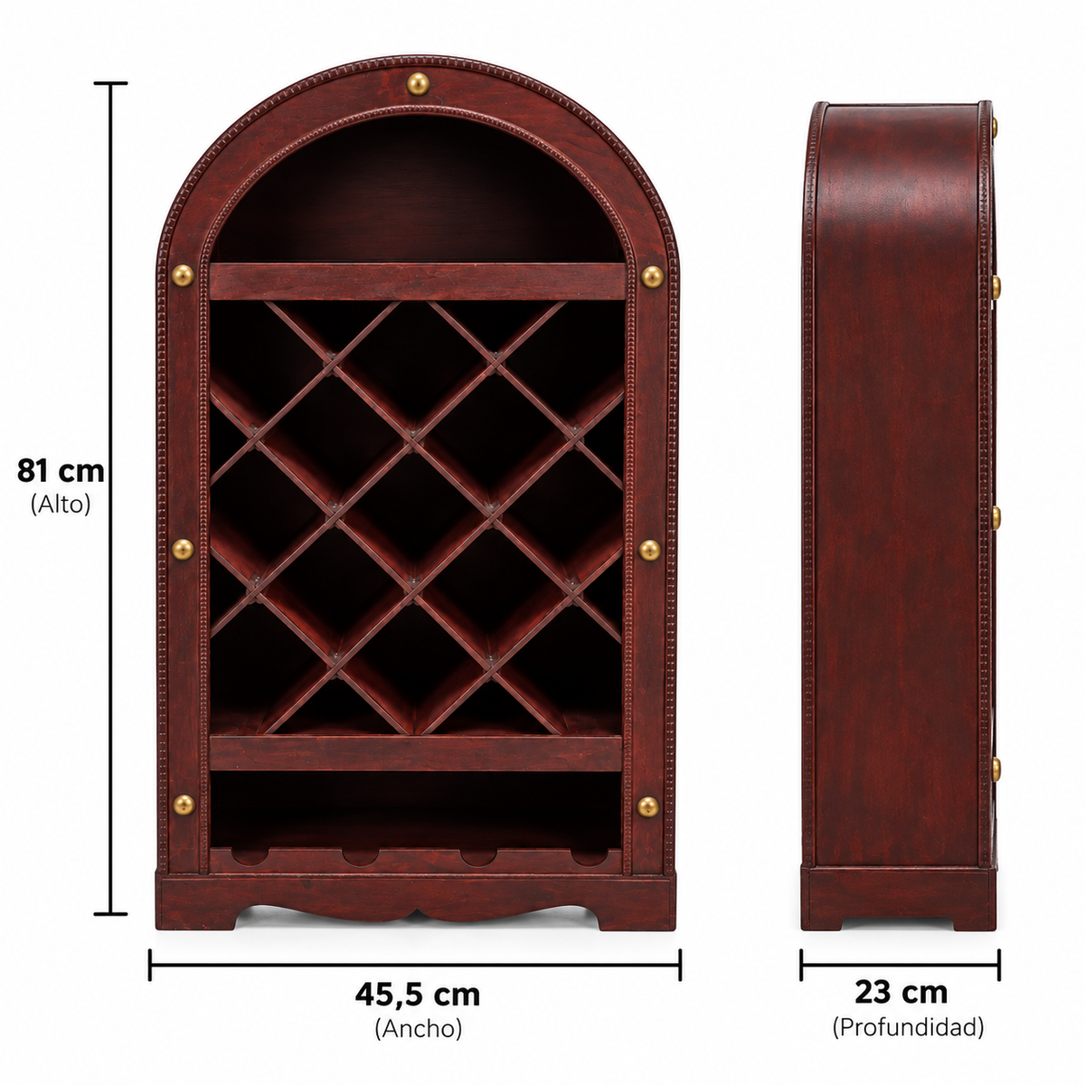 Cava Classic de Madera - 81 cm