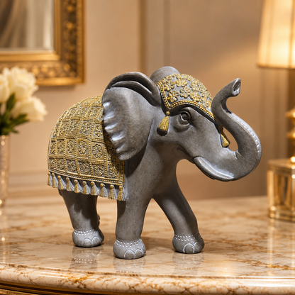 Figura Decotiva Elefante- 15 cm - Poliresina
