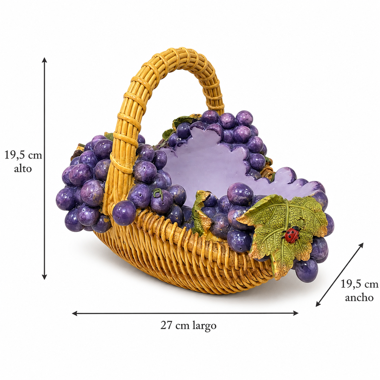Canasta Vinera - Decorativa - Cerámica
