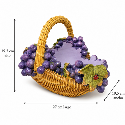 Canasta Vinera - Decorativa - Cerámica