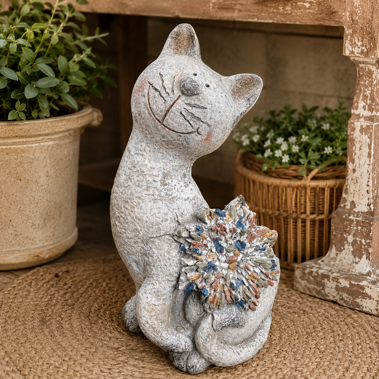 Macetero Forma de Gato - 40 cm