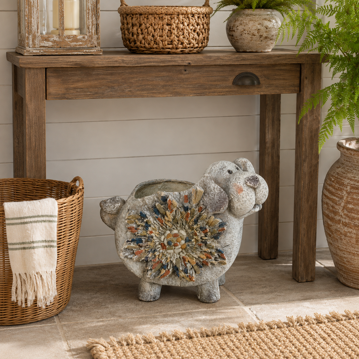 Maceta Decorativa Perro - 31 cm