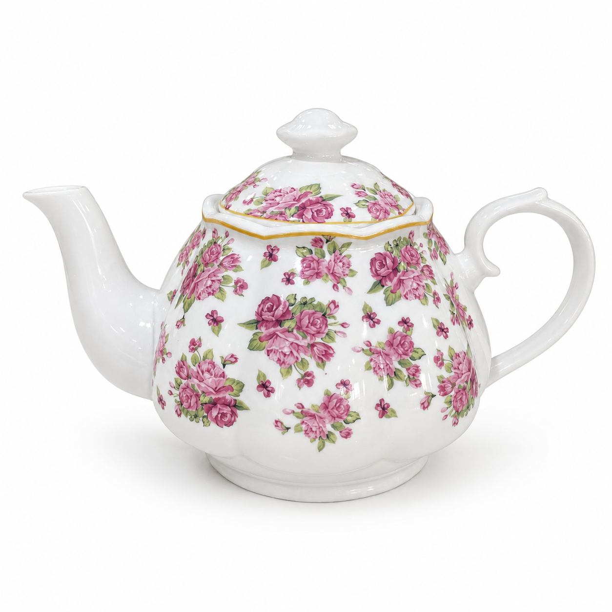Juego de Té Nouvelle con Atril Dorado – 13 Piezas