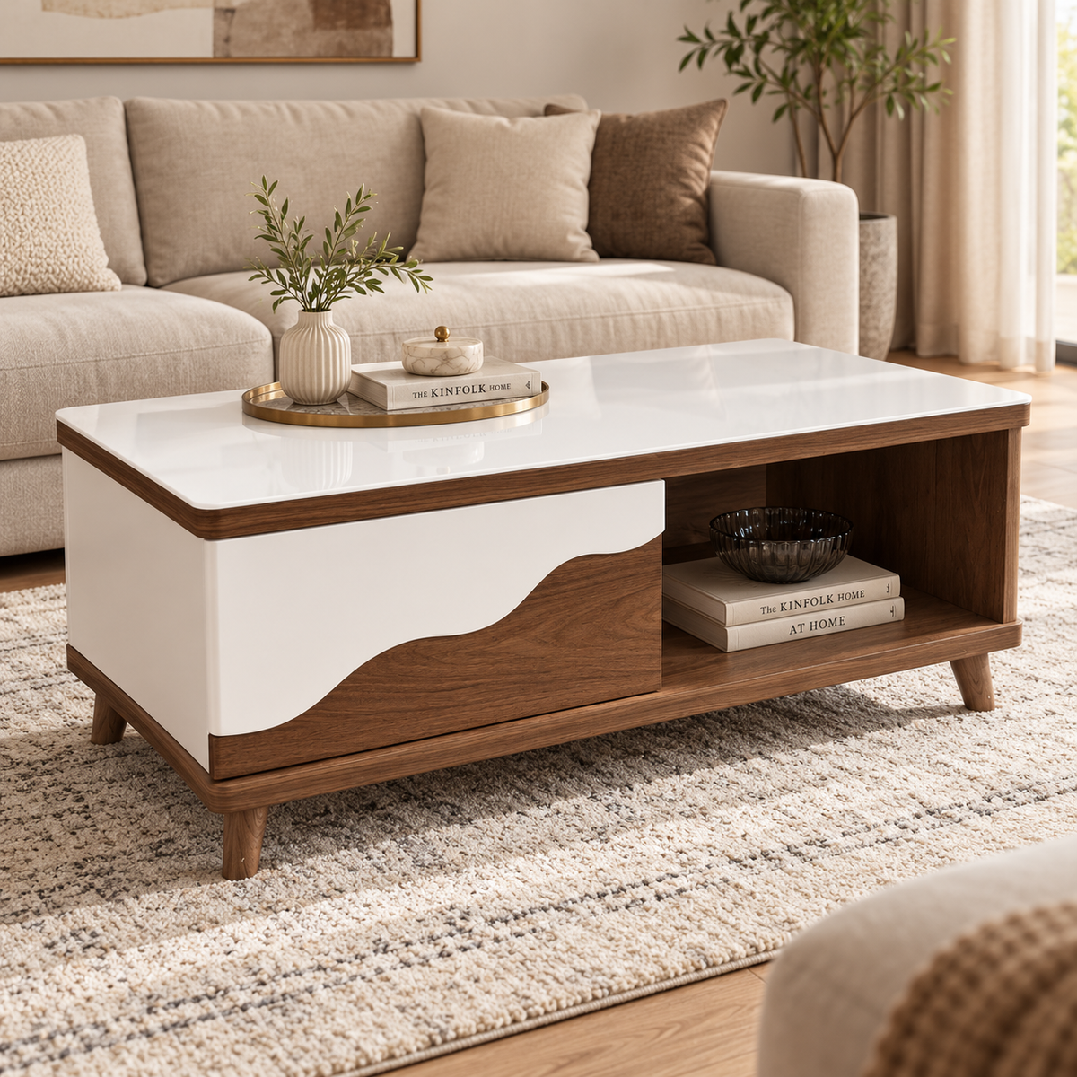 Mesa de Centro Mountain - 120 cm - Diseño Moderno