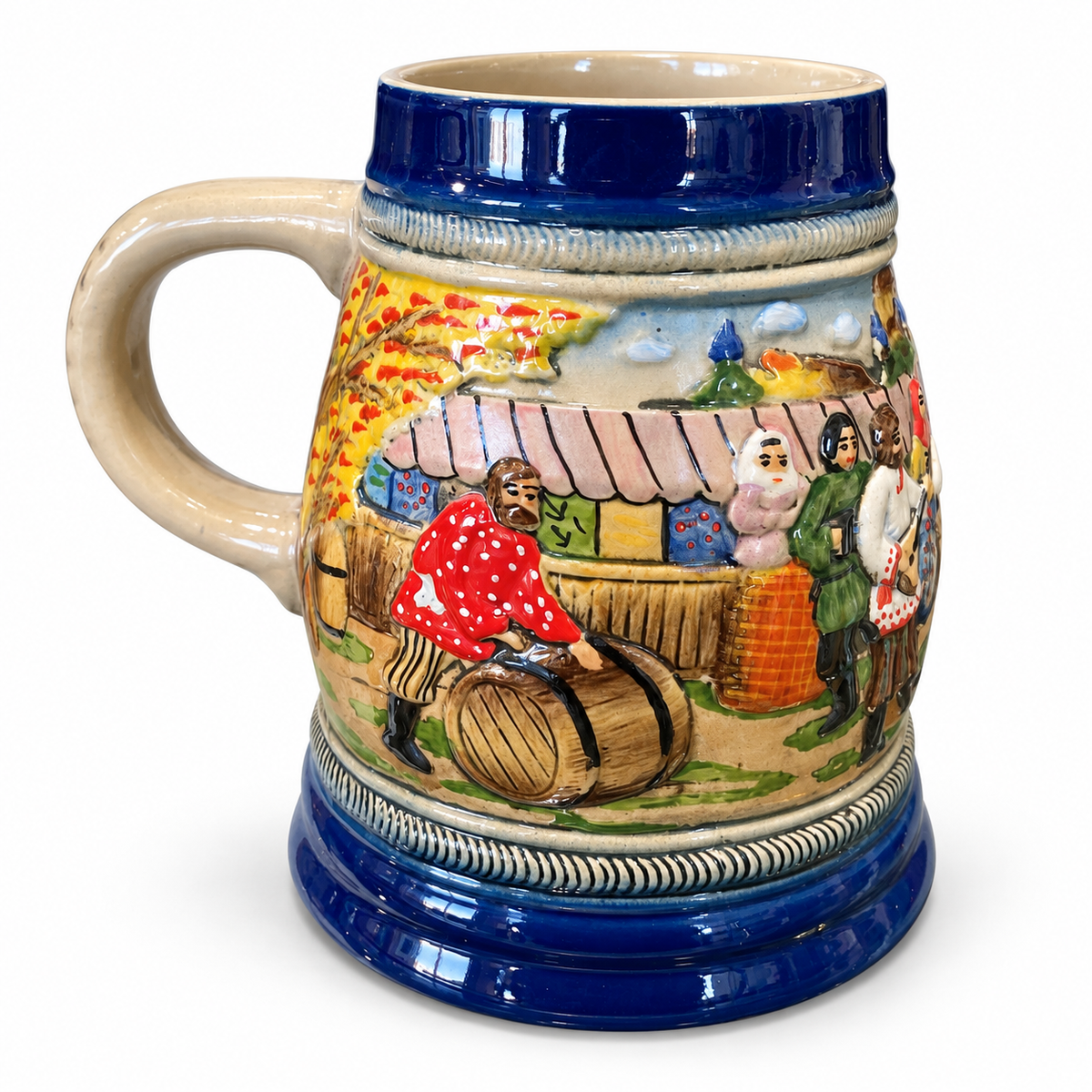 Jarro Schop 523 – Cerámica con Relieve Escultórico
