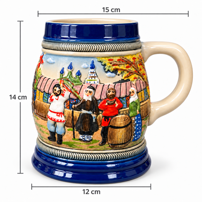 Jarro Schop 523 – Cerámica con Relieve Escultórico