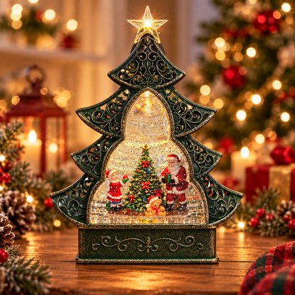 Árbol de Navidad - Luz - Música – 29,5 cm