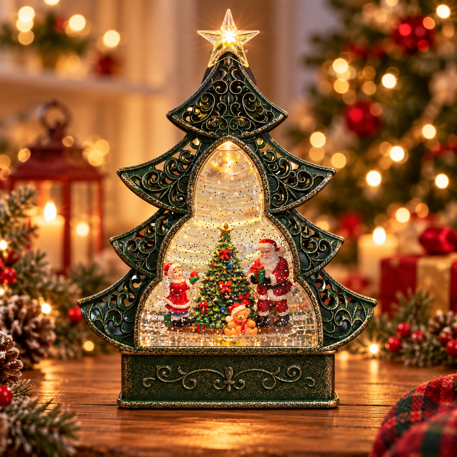 Árbol de Navidad - Luz - Música – 29,5 cm