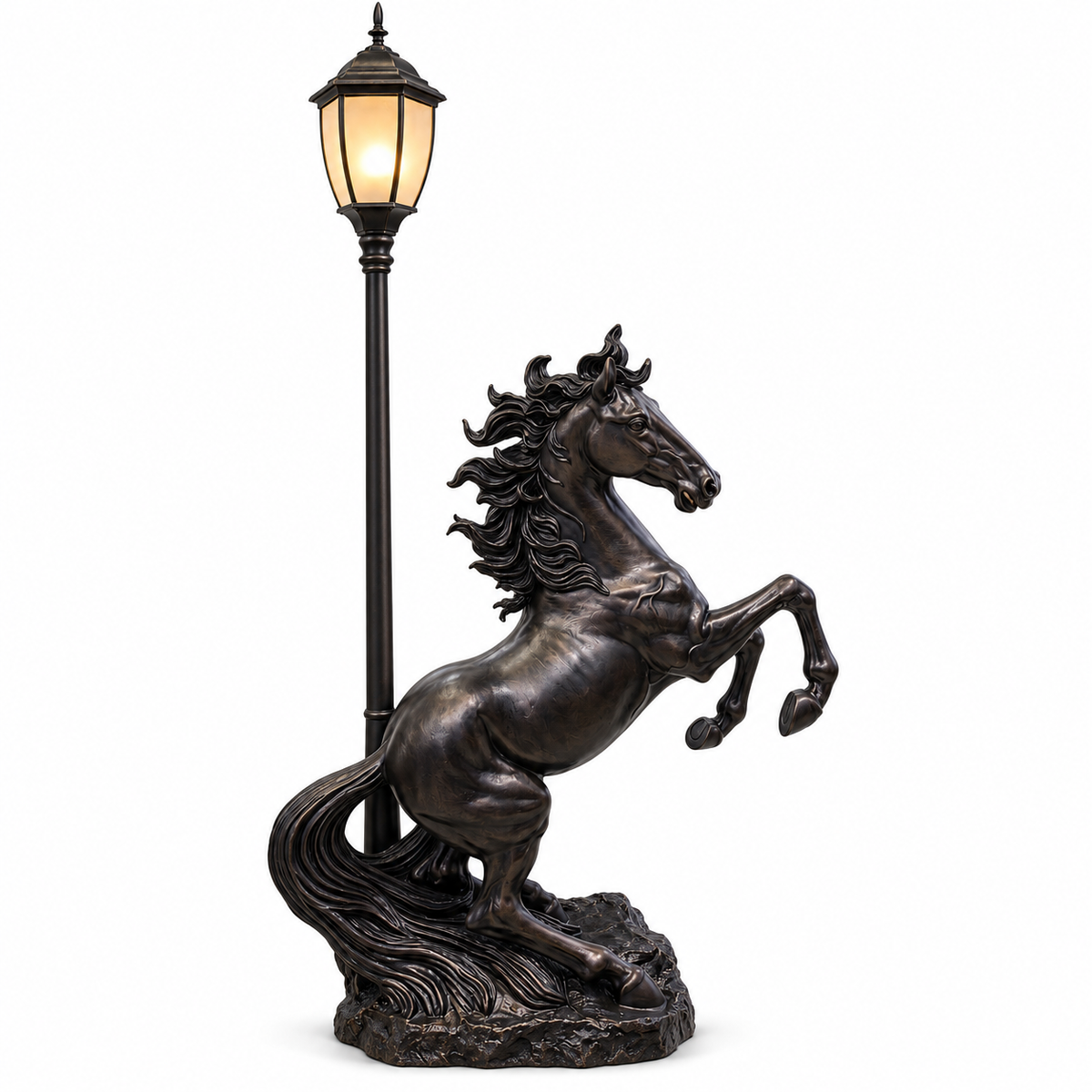 Lámpara Caballo Farol de Jardín – 177 cm