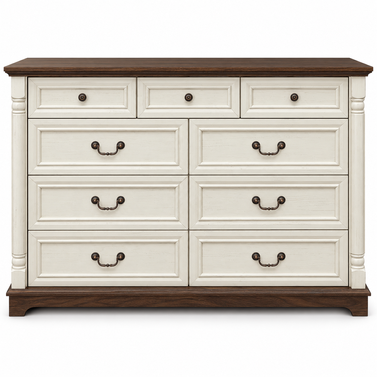 Cómoda Cajonera Old White – 136,2 cm