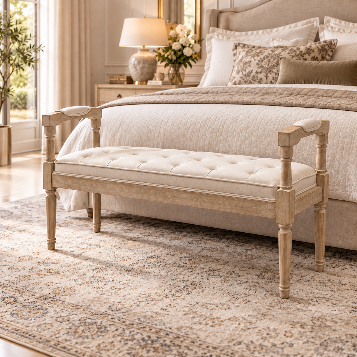 Banqueta Eloisa Antique - 114 cm
