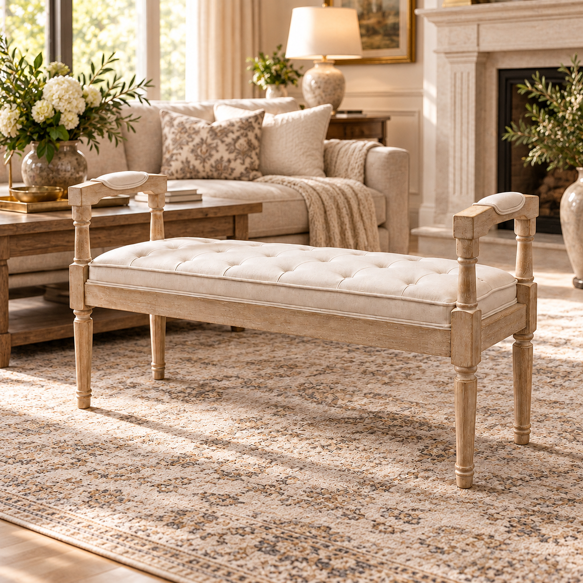 Banqueta Eloisa Antique - 114 cm