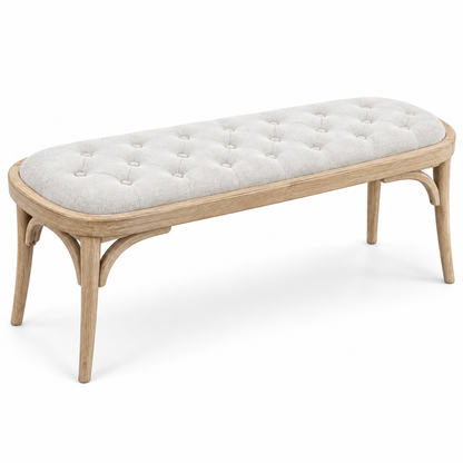 Banqueta Dumonde Capitoné - 110 cm