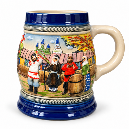 Jarro Schop 523 – Cerámica con Relieve Escultórico