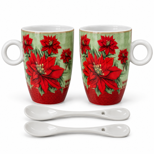 Set de 2 Tazas con 2 Cucharas – 240 cc