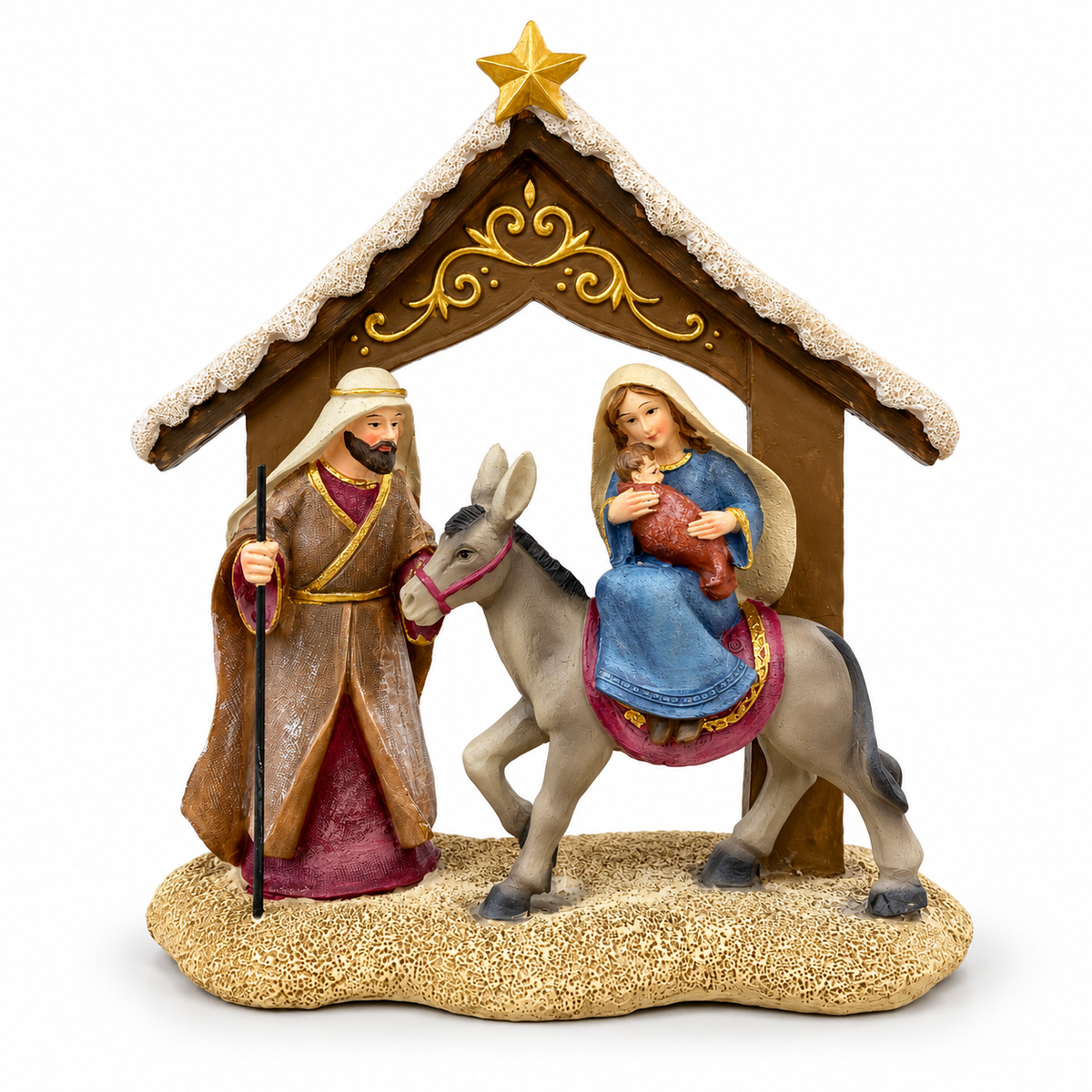 Figura Sagrada Familia en Poliresina – 22 cm